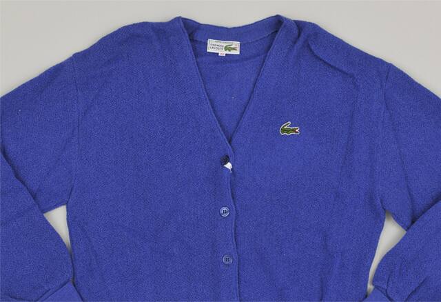 lacoste gilet blue